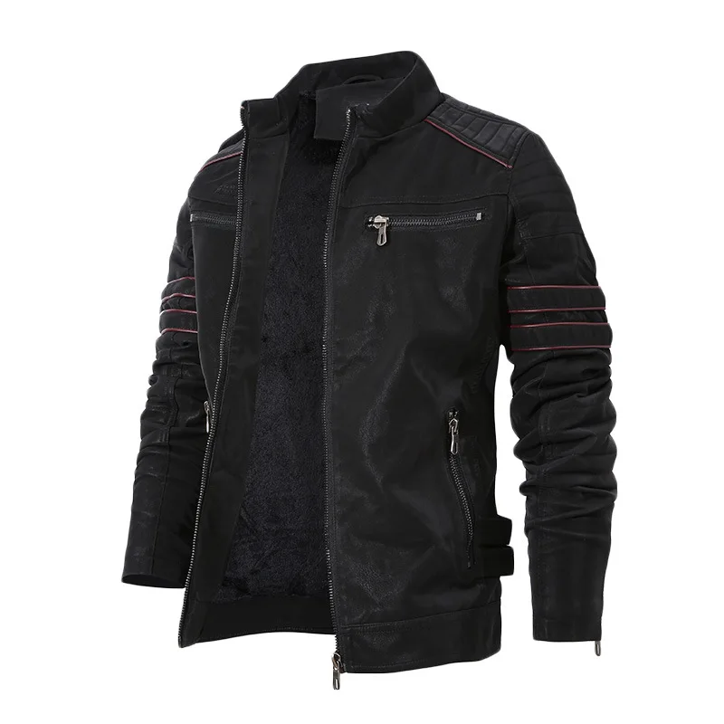 Leather Jacket Men Motor Street Outdoor Motorcycle Style Stand Collar Windproof Suede Jacket Windproof Casual Leather Jacket
Leather Jacket Men Motor Street Outdoor Motorcycle Style Stand Collar Windproof Suede Jacket Windproof Casual Leather Jacket