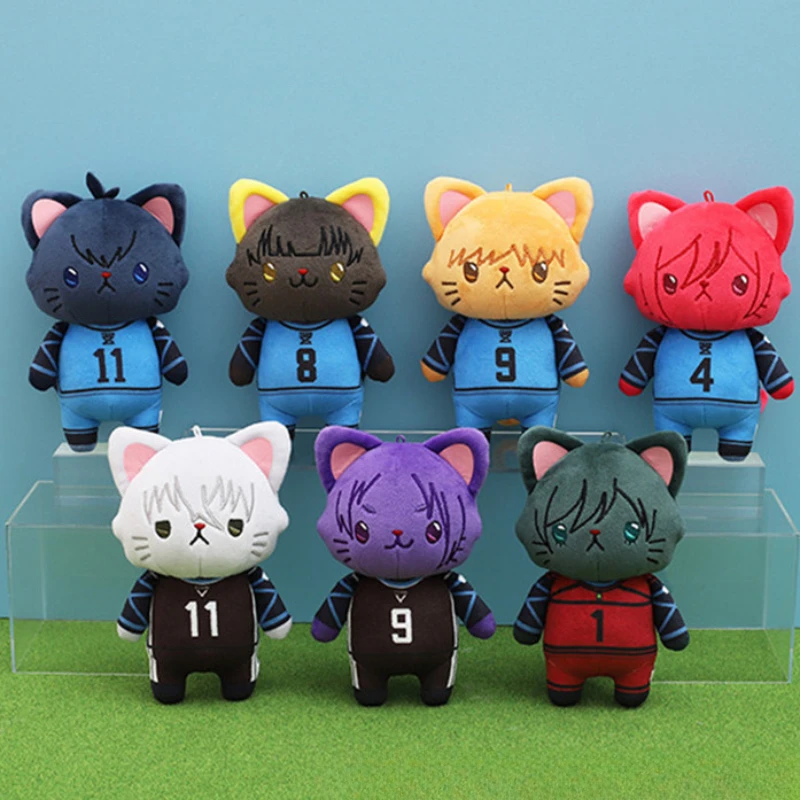 Anime BLUE LOCK Rin Itoshi Mikage Reo Nagi Seishiro Chigiri Hyoma Bachira Meguru Isagi Yoichi Cosplay Plush doll kitty Pendant
Anime BLUE LOCK Rin Itoshi Mikage Reo Nagi Seishiro Chigiri Hyoma Bachira Meguru Isagi Yoichi Cosplay Plush doll kitty Pendant