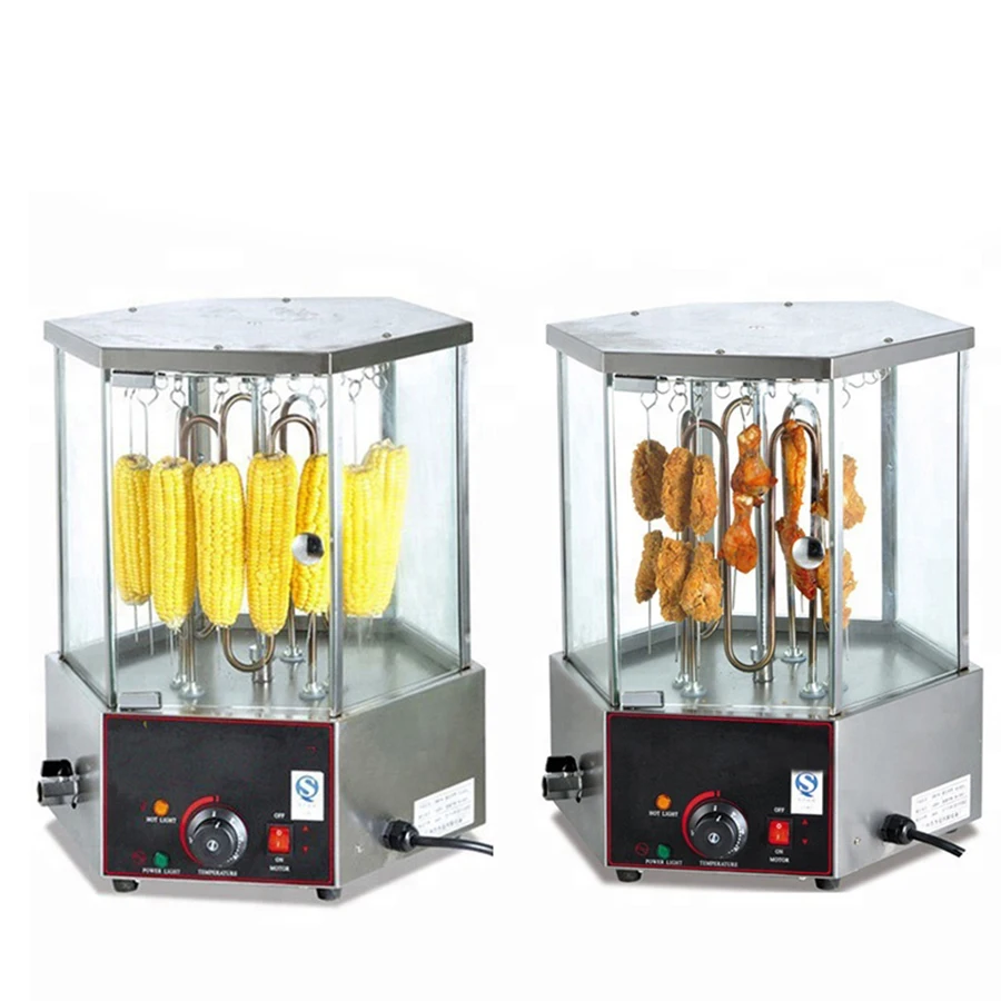 Electric Corn Roasting Machine Stainless Steel Revolve Type Grilled Corn Machine 220V New Condition
Electric Corn Roasting Machine Stainless Steel Revolve Type Grilled Corn Machine 220V New Condition