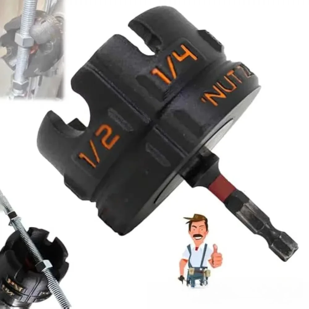 New Nut Zipper Drill Attachment Quick Remove Nut Drill Sleeve Wrench Tool
New Nut Zipper Drill Attachment Quick Remove Nut Drill Sleeve Wrench Tool