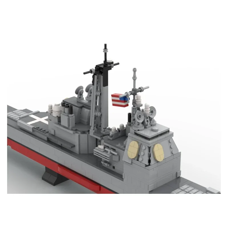 Military Bunker Hill MOC Frigate building block Battleship kit Navy warship Ticonderoga guided missile bricks Cruiser vehicle
Military Bunker Hill MOC Frigate building block Battleship kit Navy warship Ticonderoga guided missile bricks Cruiser vehicle