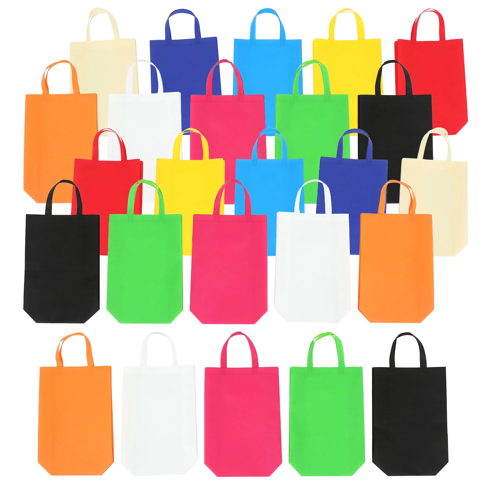 30 Pcs Non Woven Tote Bag Cotton Reusable Bags Medium Size Grocery Shopping Non-woven Small Travel
30 Pcs Non Woven Tote Bag Cotton Reusable Bags Medium Size Grocery Shopping Non-woven Small Travel