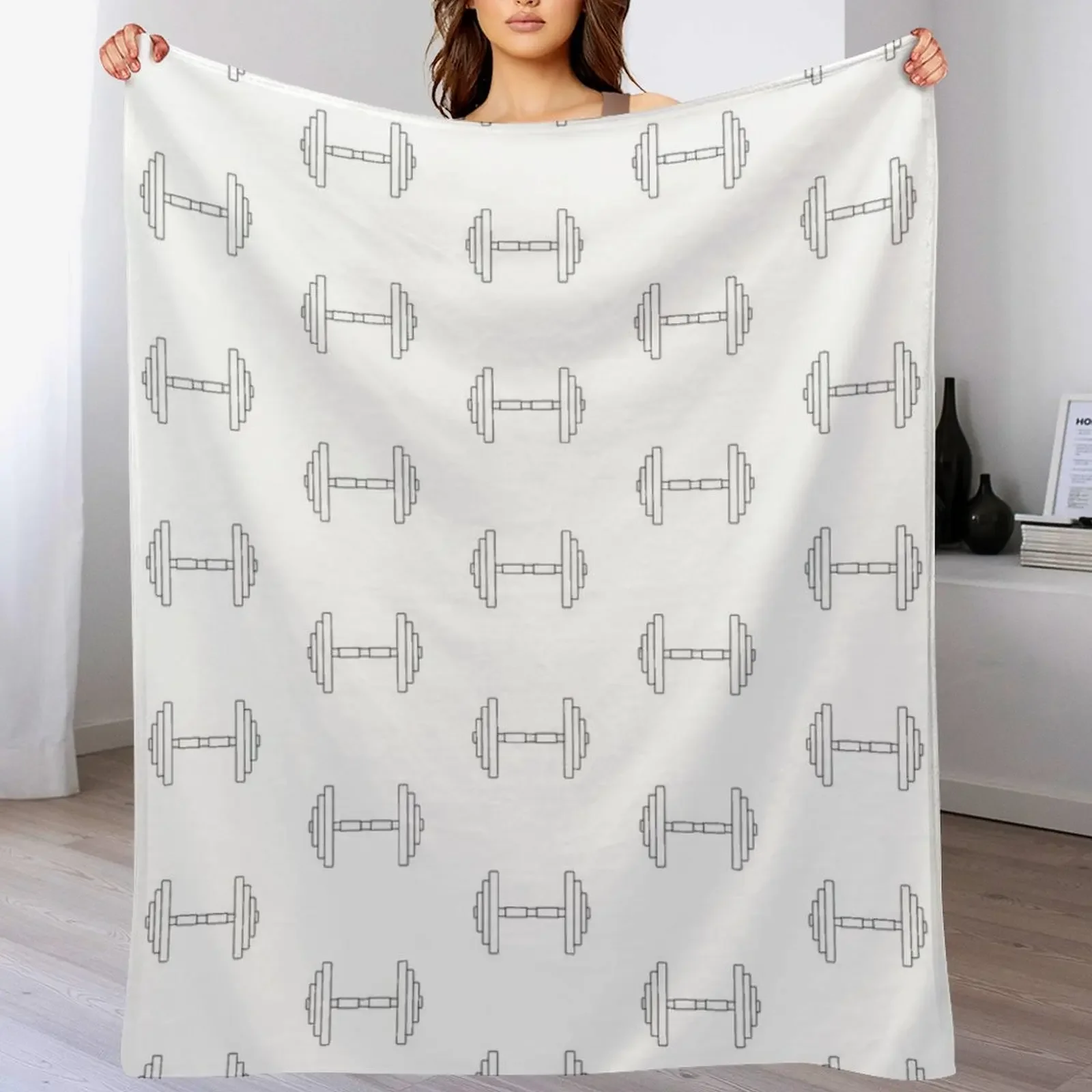 Dumbbell Throw Blanket Warm Plush Fuzzy Blanket for Living Room
Dumbbell Throw Blanket Warm Plush Fuzzy Blanket for Living Room