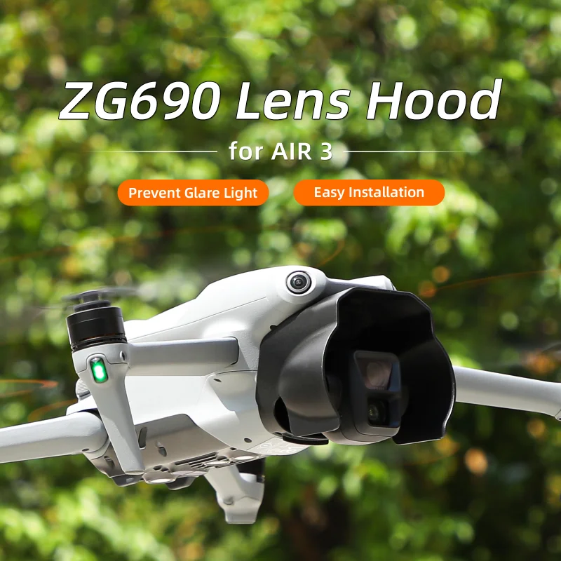 Подходит для бленды объектива DJI AIR 3, антибликовый солнцезащитный козырек, быстрая установка, быстросъемные аксессуары для дрона
Подходит для бленды объектива DJI AIR 3, антибликовый солнцезащитный козырек, быстрая установка, быстросъемные аксессуары для дрона