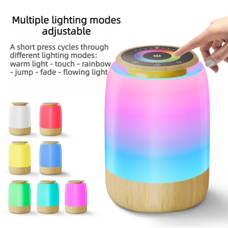 Bedhead Touch Atmosphere LED Night Light Wood Grain Ring Light Baby USB Charging Timed Color Creative Multifunctional Gift Light
Bedhead Touch Atmosphere LED Night Light Wood Grain Ring Light Baby USB Charging Timed Color Creative Multifunctional Gift Light