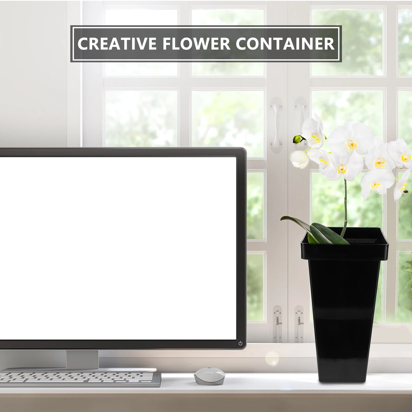 Creative Flower Stylish Plastic Bucket for Creative Flower Container Home Decor Simple Plant Pot Environmental Friendly
Creative Flower Stylish Plastic Bucket for Creative Flower Container Home Decor Simple Plant Pot Environmental Friendly