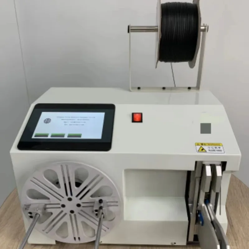 Winding and Binding Machine with Cable Tie Tying for Data Cable Power Cord
Winding and Binding Machine with Cable Tie Tying for Data Cable Power Cord