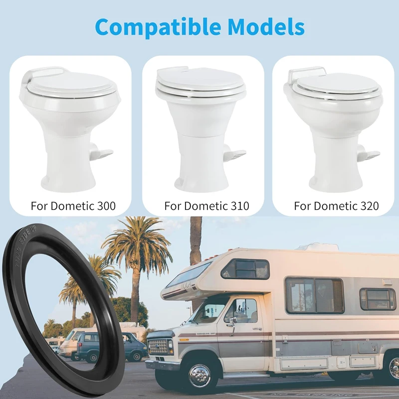 1pcs Flush Ball Seal Kit 385311658 Replacement For Dometic Model 300/310/320 Series RV Toilets Toilet Flush Seal Kit Seal Ring
1pcs Flush Ball Seal Kit 385311658 Replacement For Dometic Model 300/310/320 Series RV Toilets Toilet Flush Seal Kit Seal Ring