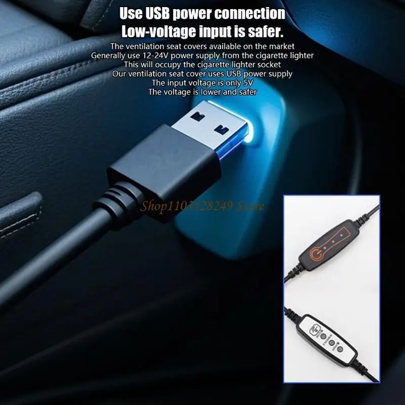 N5KD Breathable Mesh Vehicle Cooling 30dB Quiet Motor USB Powered With 720° Air Circulation Quiet Design For Hot Weather
N5KD Breathable Mesh Vehicle Cooling 30dB Quiet Motor USB Powered With 720° Air Circulation Quiet Design For Hot Weather