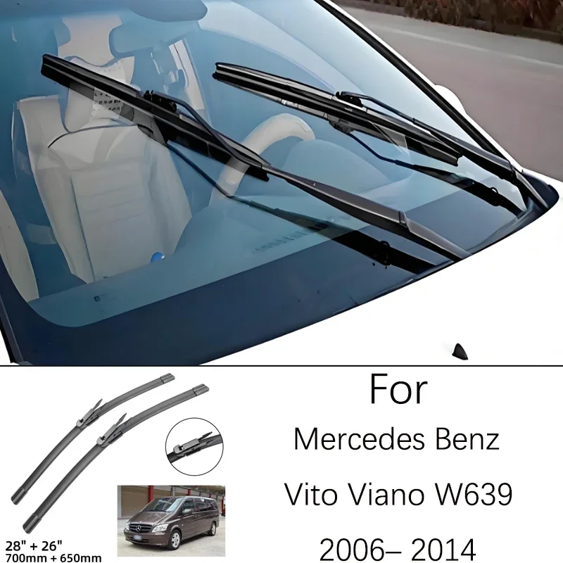 For Mercedes Benz Vito Viano W639 2006-2014 2007 2008 28 26 Inch Front Wiper Blades Windshield Windscreen Window Accessories 
For Mercedes Benz Vito Viano W639 2006-2014 2007 2008 28 26 Inch Front Wiper Blades Windshield Windscreen Window Accessories