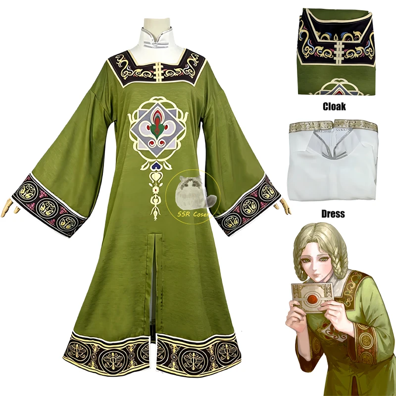 Game Anime Rya The Scout Cosplay Costumes Green Dress Rya The Scout Cloak Halloween Cos for Women
Game Anime Rya The Scout Cosplay Costumes Green Dress Rya The Scout Cloak Halloween Cos for Women