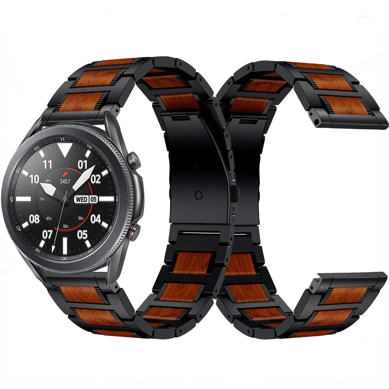 Ремешок деревянный металлический для Samsung Galaxy watch 46 мм Gear S3 Amazfit GTR 47 мм, браслет для спортивных часов Huawei Watch GT2/3 Pro 46 мм, 22 мм
Ремешок деревянный металлический для Samsung Galaxy watch 46 мм Gear S3 Amazfit GTR 47 мм, браслет для спортивных часов Huawei Watch GT2/3 Pro 46 мм, 22 мм