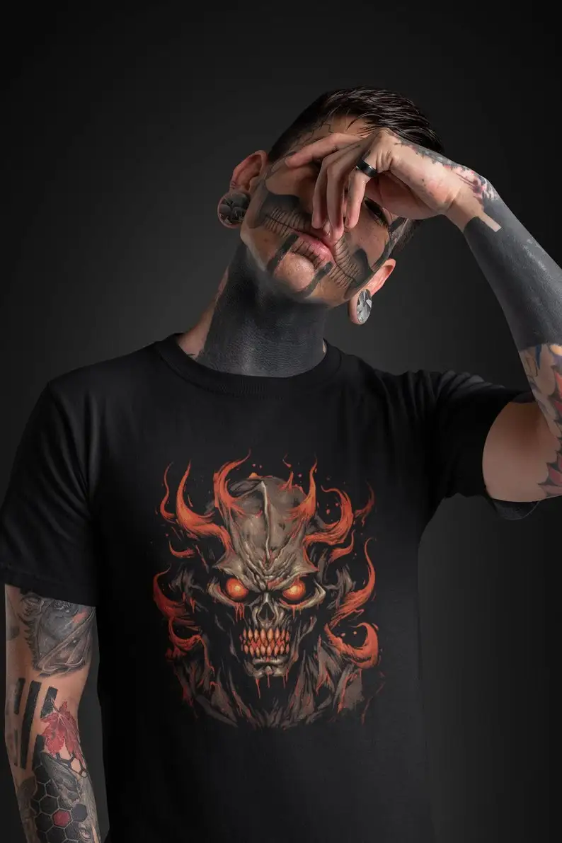 Demon T-Shirt, Goth T- Shirt, Evil Darkness Tshirt, Goth Fashion, Wicca tshirt, Devil t-shirt
Demon T-Shirt, Goth T- Shirt, Evil Darkness Tshirt, Goth Fashion, Wicca tshirt, Devil t-shirt