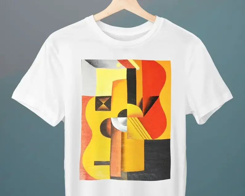 Guitar, Vasyl Yermylov Painting, Unisex T-Shirt, Cubism, Guitar T-Shirt,
Guitar, Vasyl Yermylov Painting, Unisex T-Shirt, Cubism, Guitar T-Shirt,