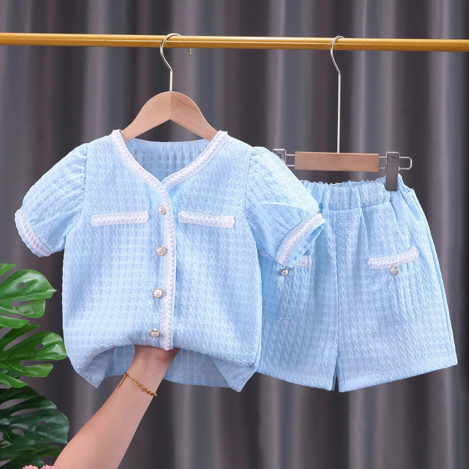 Baby Toddler Girls V Neck Bubble Sleeve Top Woven Pocket Pants 2 Piece Set Girls Christmas Pajamas Size 5
Baby Toddler Girls V Neck Bubble Sleeve Top Woven Pocket Pants 2 Piece Set Girls Christmas Pajamas Size 5