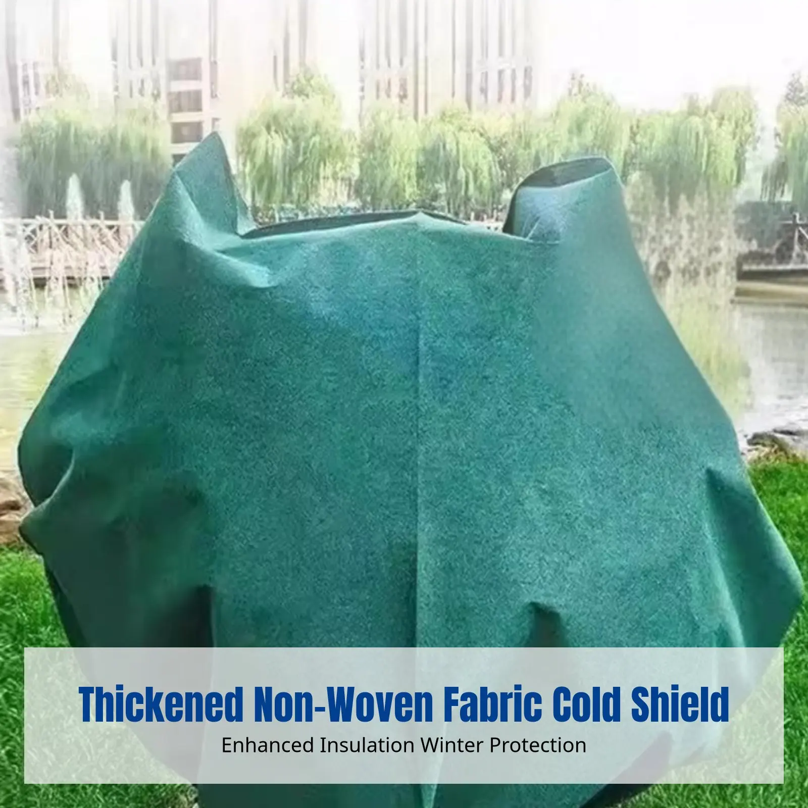 Winter Garden Ice Cover, Thick Non-Woven Freeze Guard, Tree Insulation Cloth, Cold Weather Protection
Winter Garden Ice Cover, Thick Non-Woven Freeze Guard, Tree Insulation Cloth, Cold Weather Protection