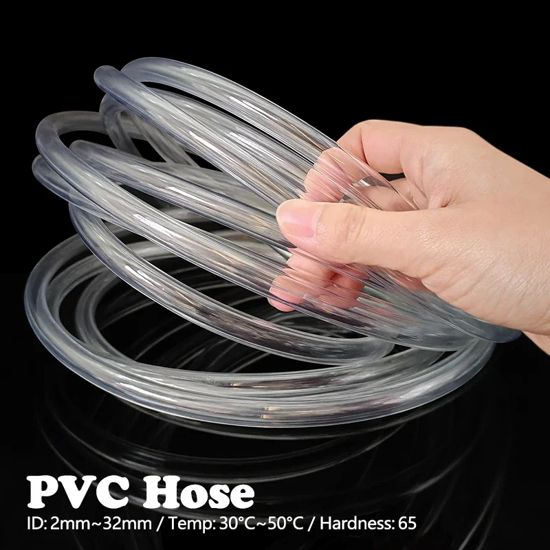 1/2M Clear PVC Flexible Water Hose Soft Non-toxic Plastic Tubing ID 1-32mm Water Pipe for Aquarium Fish Tank Garden Pump System
1/2M Clear PVC Flexible Water Hose Soft Non-toxic Plastic Tubing ID 1-32mm Water Pipe for Aquarium Fish Tank Garden Pump System