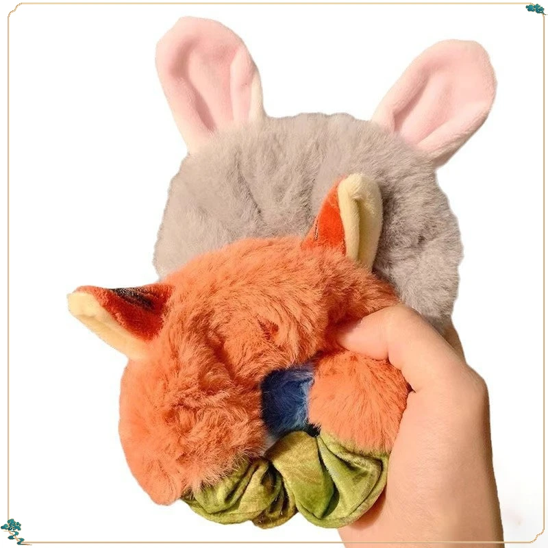 Zootopia Judy Hopps Nick Wilde Plush Scrunchies Hair Ties for Women Autumn Winter Ponytail Hair Accessories Elastic Hair Bands
Zootopia Judy Hopps Nick Wilde Plush Scrunchies Hair Ties for Women Autumn Winter Ponytail Hair Accessories Elastic Hair Bands