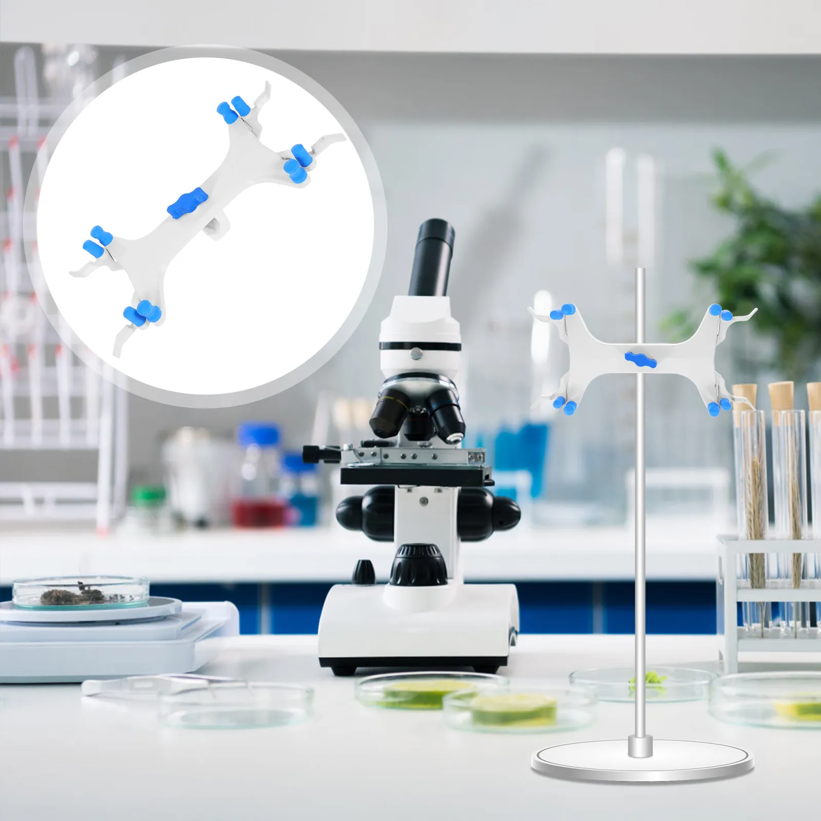 Dual-Material Burette Clamp Aluminum Frame Plastic Handle Butterfly Quick-Release for Titration Stands Laboratory Chemistry
Dual-Material Burette Clamp Aluminum Frame Plastic Handle Butterfly Quick-Release for Titration Stands Laboratory Chemistry