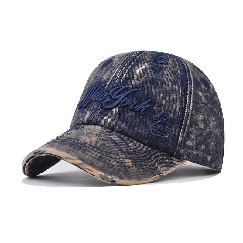 Washed Vintage Personality Distressed Baseball For Men And Women Denim Cap Simple Versatile Distressed Dad Hat
Washed Vintage Personality Distressed Baseball For Men And Women Denim Cap Simple Versatile Distressed Dad Hat
