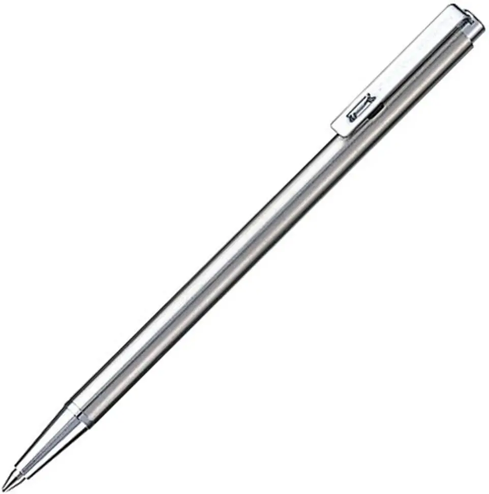 Mini Ballpoint Pen 0.7 mm, Silver Body, Black Ink, Compact for Pocket or Notebook
Mini Ballpoint Pen 0.7 mm, Silver Body, Black Ink, Compact for Pocket or Notebook