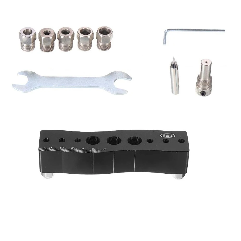 Adjustable Drilling Jig For Accuracy Adjustable Dowel Aluminum Jig 141x33mm Adjustable Tool Accurate Marking Ergonomic Shape
Adjustable Drilling Jig For Accuracy Adjustable Dowel Aluminum Jig 141x33mm Adjustable Tool Accurate Marking Ergonomic Shape