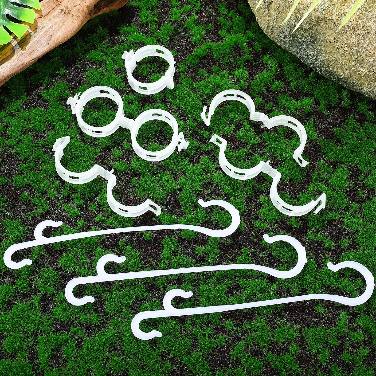 200 Pcs Tie Vine Clip Tomato Support Garden Supports Climbing Clips for Branches Plastic Stakes Greenhouse Plants
200 Pcs Tie Vine Clip Tomato Support Garden Supports Climbing Clips for Branches Plastic Stakes Greenhouse Plants