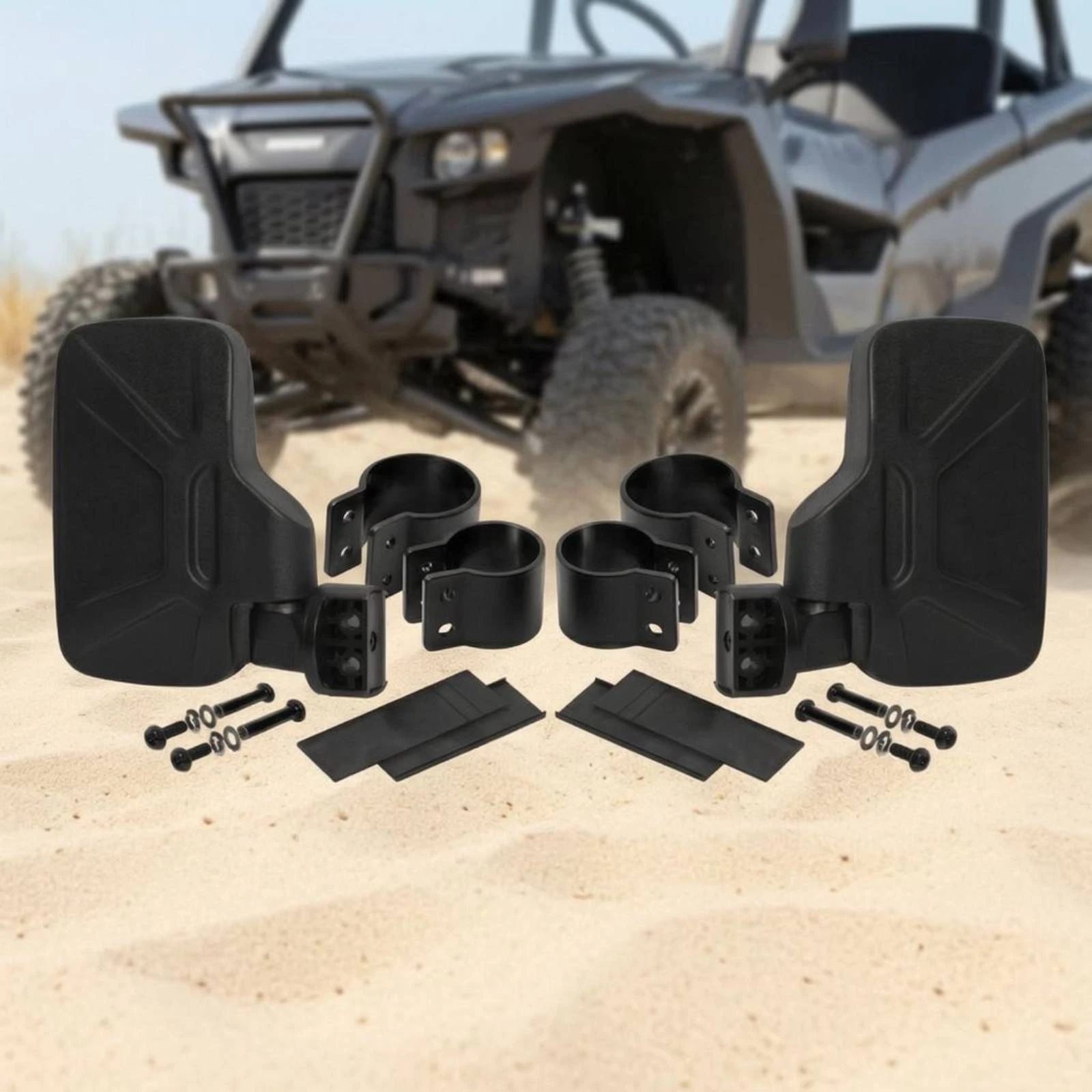 Convex Wide-angle UTV Rearview Mirror Set Easy Mounting Off-road Vehicle Accessory for Trail Riding
Convex Wide-angle UTV Rearview Mirror Set Easy Mounting Off-road Vehicle Accessory for Trail Riding
