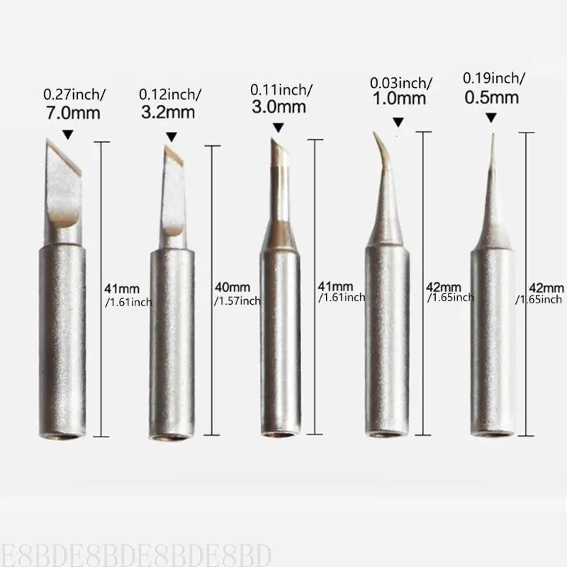 E8BD High Performances Copper Cores Soldering Iron Tip for Electronic Repairs and DIY Projects Welding Head Tool Accessories
E8BD High Performances Copper Cores Soldering Iron Tip for Electronic Repairs and DIY Projects Welding Head Tool Accessories
