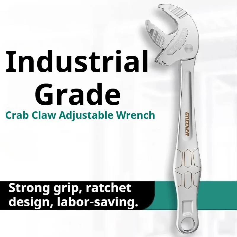 Professional Durable Adjustable Wrench Multi-Functional Open-End Shifting Wrench Home Plumbing Auto Industrial Repair Tool
Professional Durable Adjustable Wrench Multi-Functional Open-End Shifting Wrench Home Plumbing Auto Industrial Repair Tool
