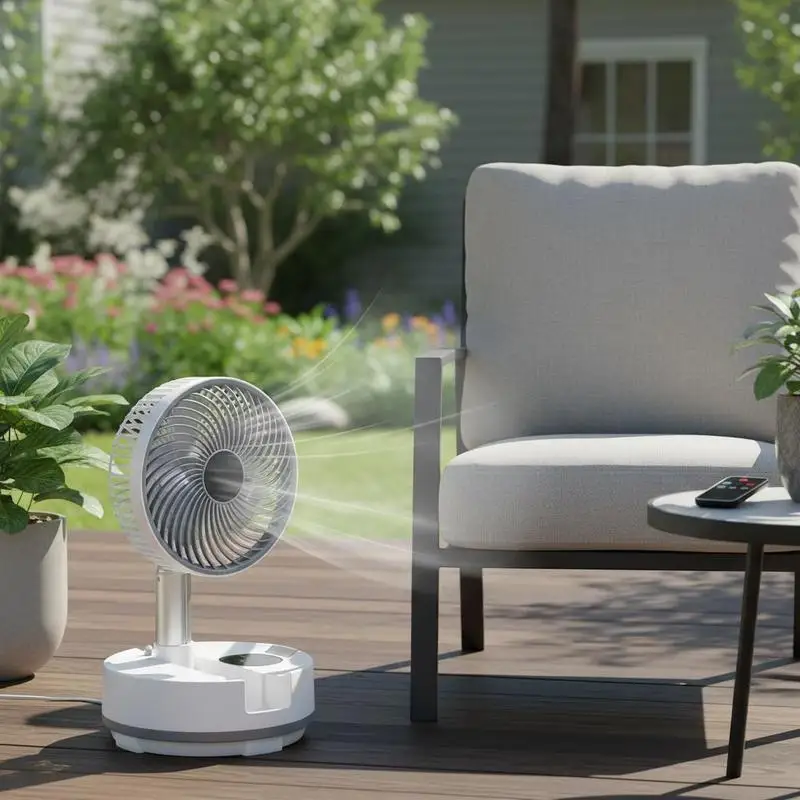 Portable Retractable Battery Powered Ventilator 8 inch For Home Office Camping, 3-in-1 Design Remote Control Operation, 8 Speed Settings 90-degree Auto Rotation Quiet Desk Pedestal Floor Cooling Device
Portable Retractable Battery Powered Ventilator 8 inch For Home Office Camping, 3-in-1 Design Remote Control Operation, 8 Speed Settings 90-degree Auto Rotation Quiet Desk Pedestal Floor Cooling Device