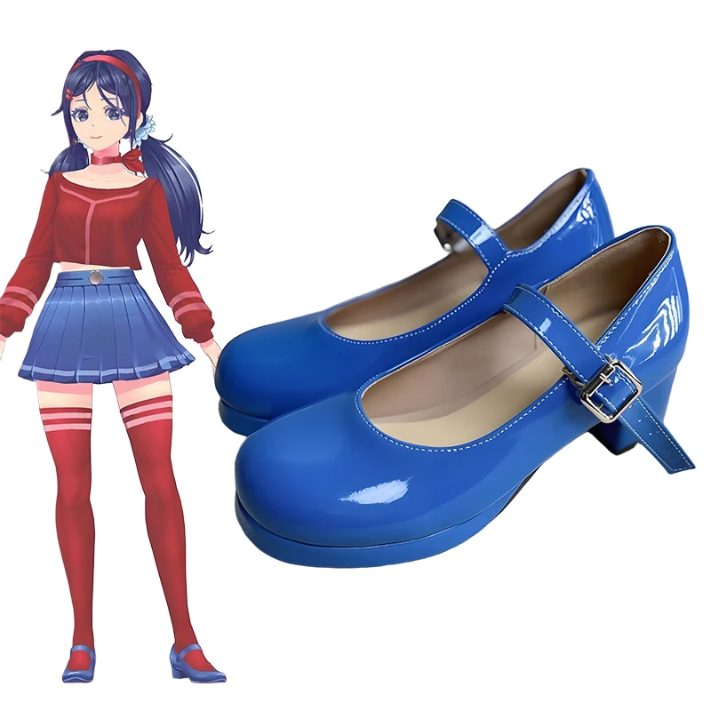 Mita Cosplay Shoes Game MiSide Вита Role Play Blue Artificial Leather High Heels For Women Girls
Mita Cosplay Shoes Game MiSide Вита Role Play Blue Artificial Leather High Heels For Women Girls