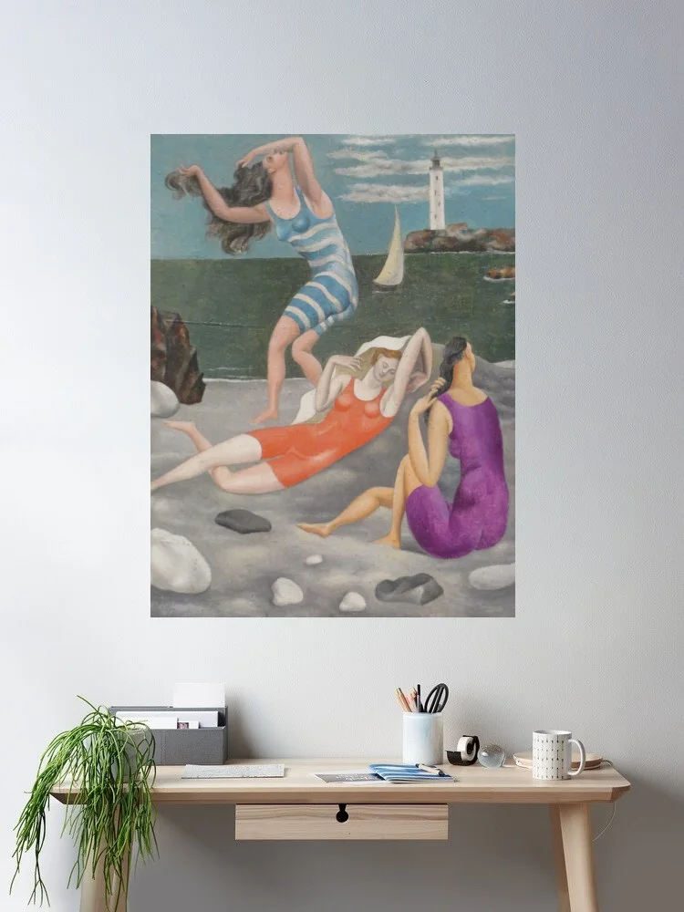 The Bathers, 1918. Biarritz. Musée national Picasso Paris, Art Print Canvas Poster, Living Room Decor, Home Wall Picture
The Bathers, 1918. Biarritz. Musée national Picasso Paris, Art Print Canvas Poster, Living Room Decor, Home Wall Picture