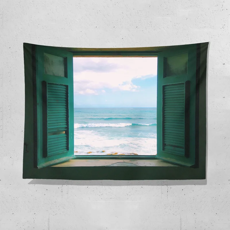 Seaview Window Background Cloth Ins Fresh Bedroom Bedside Dormitory Rental Room Renovation Homestay Decorative Wall Cloth Tapest
Seaview Window Background Cloth Ins Fresh Bedroom Bedside Dormitory Rental Room Renovation Homestay Decorative Wall Cloth Tapest