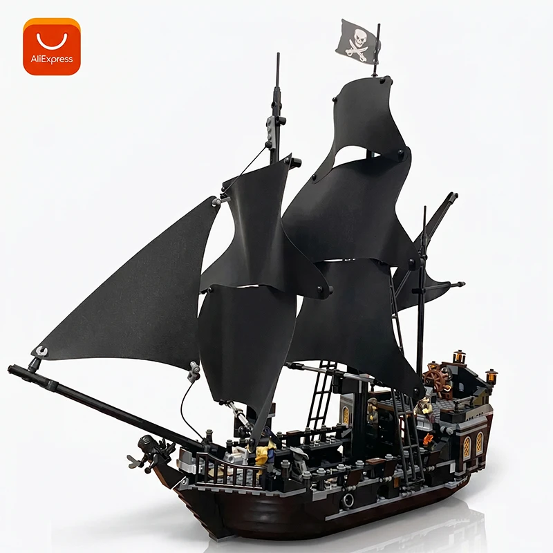 STEM Pirates Of The Caribbean Ship Revenge Warship Black Pearl Sailboat Building Block Bricks MOC 4195 Assembly Toys Kid Gift
STEM Pirates Of The Caribbean Ship Revenge Warship Black Pearl Sailboat Building Block Bricks MOC 4195 Assembly Toys Kid Gift