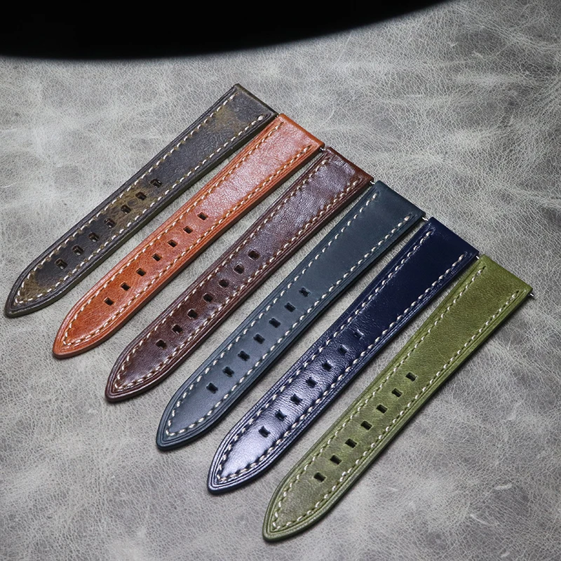 Quick Release Handmade First Layer Cowhide Leather Watchband 18 19 20 21 20 22mm Vintage Breathable Bracelet Wrist Band Men Belt
Quick Release Handmade First Layer Cowhide Leather Watchband 18 19 20 21 20 22mm Vintage Breathable Bracelet Wrist Band Men Belt