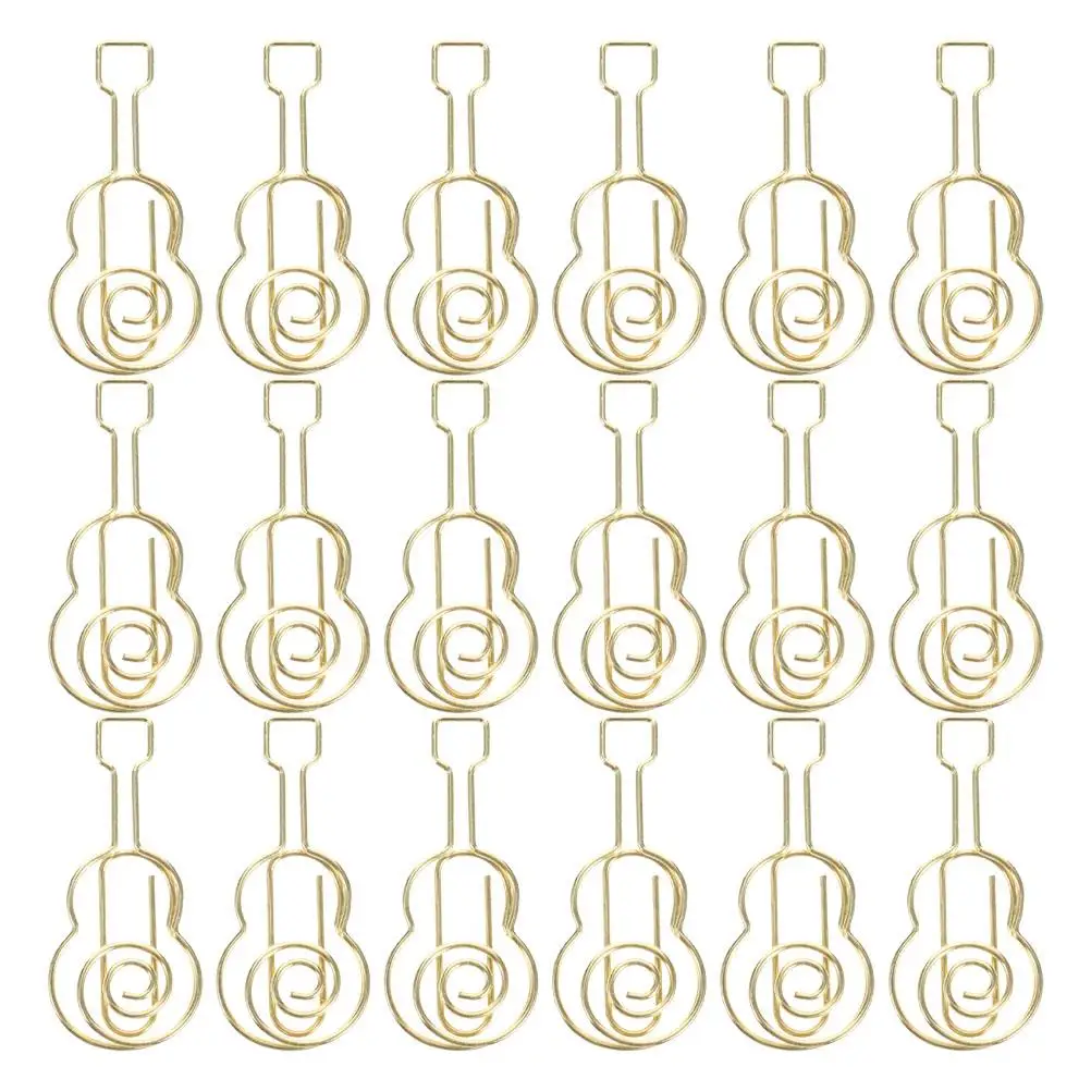 30 Pcs Guitar Shaped Paper Clips Metal Creative Design Office Supplies Novelty Stationery Practical Gifts
30 Pcs Guitar Shaped Paper Clips Metal Creative Design Office Supplies Novelty Stationery Practical Gifts
