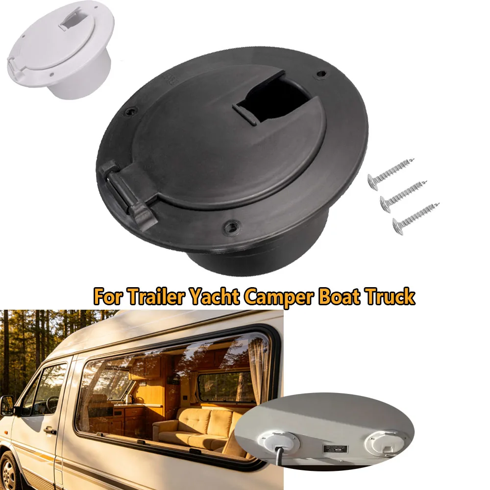 1pc RV Electrical Cable Hatch 5inch With Lid Power Cable Cord Hatch Cover Round Accessory For Trailer Yacht Camper Boat Truck
1pc RV Electrical Cable Hatch 5inch With Lid Power Cable Cord Hatch Cover Round Accessory For Trailer Yacht Camper Boat Truck