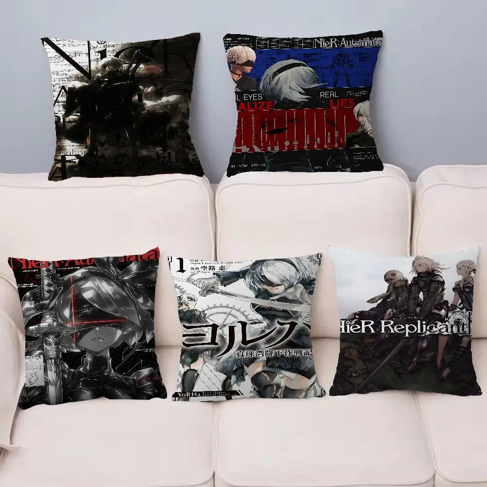 Classic Anime NieR Pillow Cushion Cover Pillowcase Living Room Sofa Home Decor Customized
Classic Anime NieR Pillow Cushion Cover Pillowcase Living Room Sofa Home Decor Customized