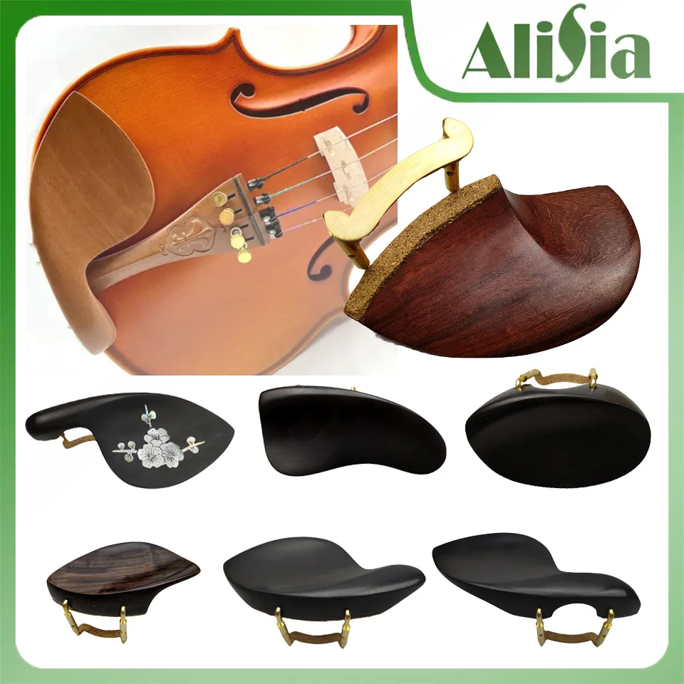 Ebony Boxwood Violin Chinrest with Clamp Bracket Screw 4/4 to 1/4 Fiddle Violin Chin Rest Accessories Rosewood
Ebony Boxwood Violin Chinrest with Clamp Bracket Screw 4/4 to 1/4 Fiddle Violin Chin Rest Accessories Rosewood