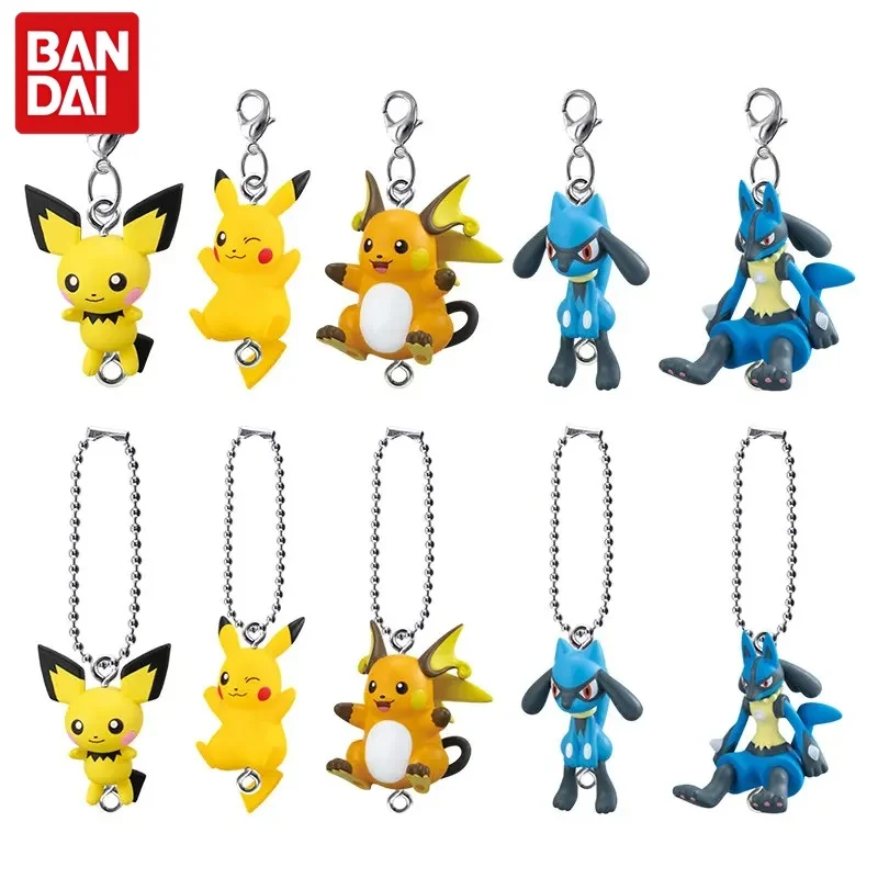 Bandai Pokemon Gashapon Figure Keychain Pendant Pikachu Pichu Raichu Lucario Anime Bag Decoration For Collection Accessories
Bandai Pokemon Gashapon Figure Keychain Pendant Pikachu Pichu Raichu Lucario Anime Bag Decoration For Collection Accessories
