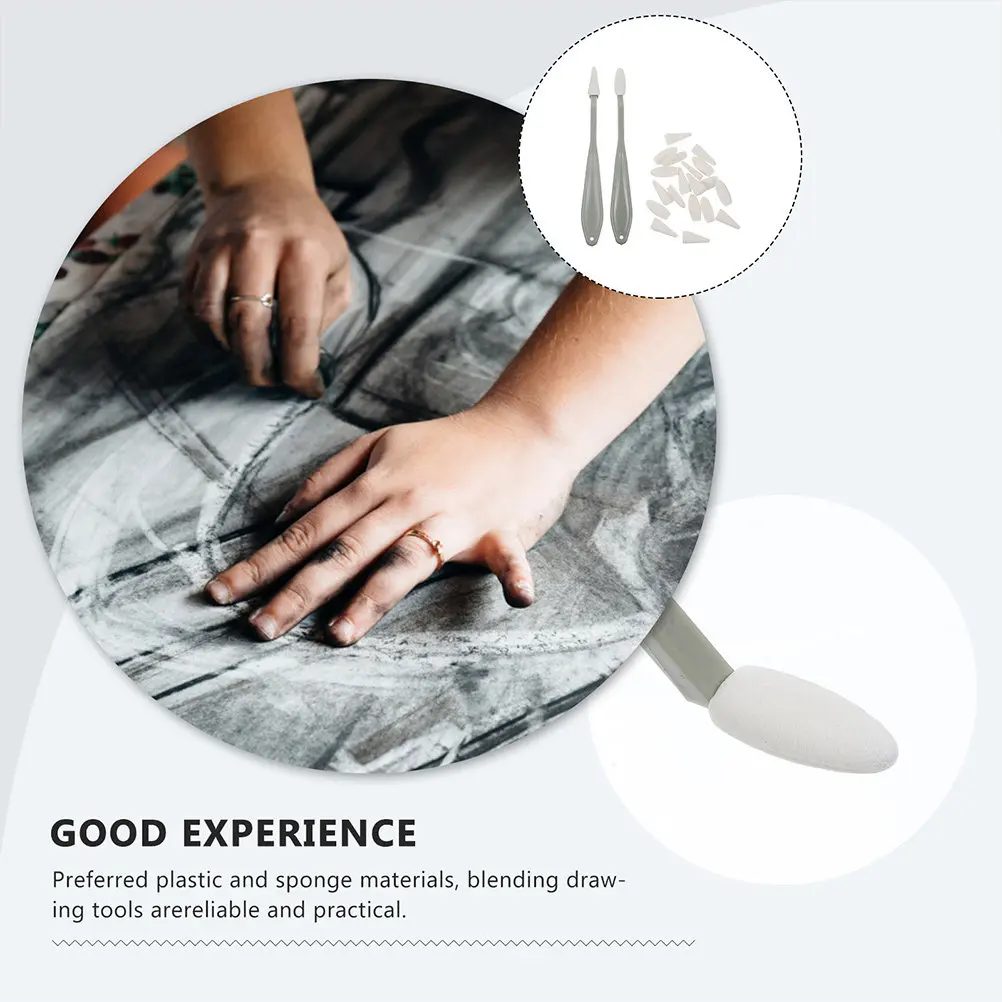 2 Sets Sketch Trimmer Erase Sponge Replaceable Pens Ergonomic Handle Soft Sponge Sketch Blenders Artists Drawing Tools Wiper
2 Sets Sketch Trimmer Erase Sponge Replaceable Pens Ergonomic Handle Soft Sponge Sketch Blenders Artists Drawing Tools Wiper