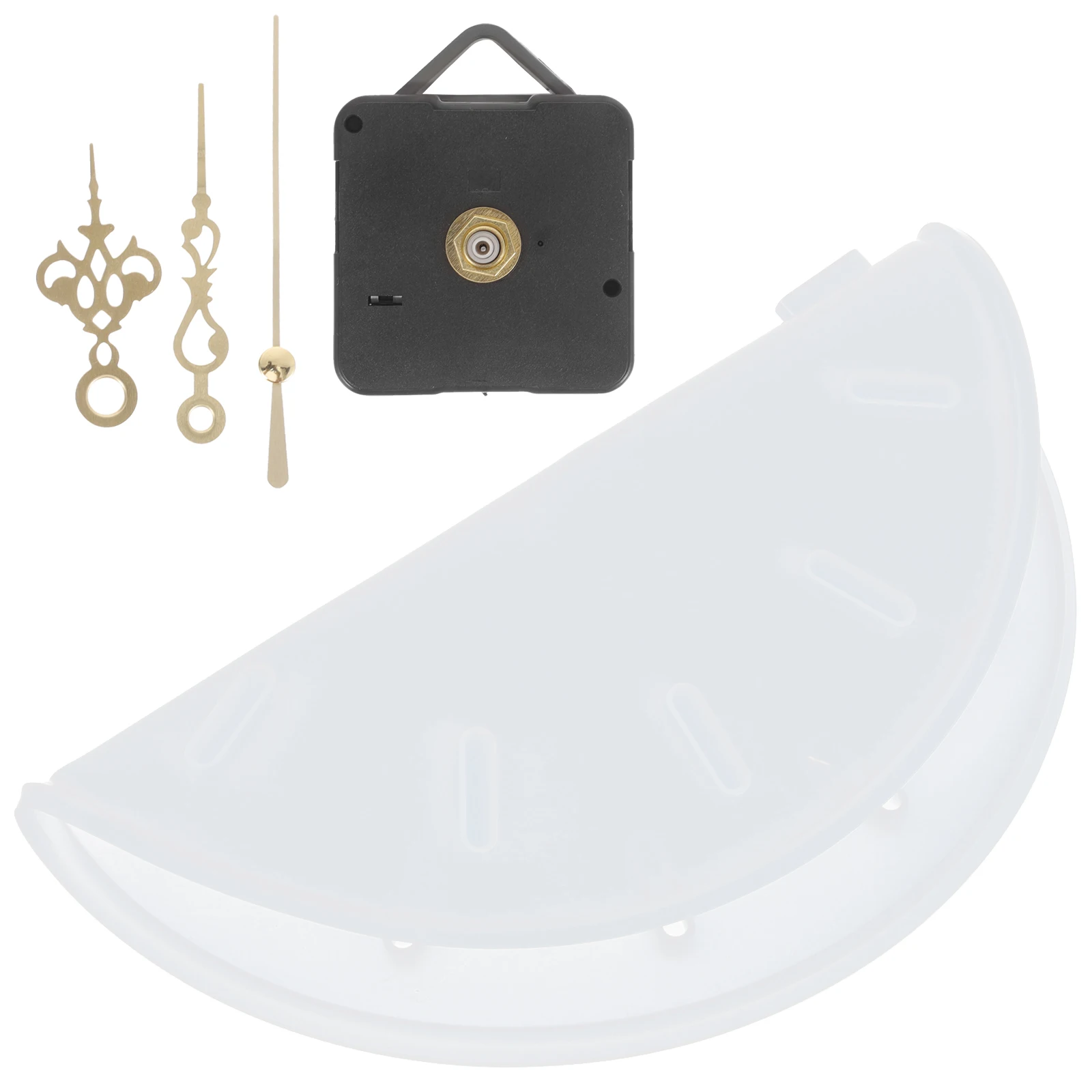 1 set 1 Set Silicone Clock Casting Mold Epoxy Diy Crafts Reusable Flexible Clock Plate Making Mold Kit With Movement Hands
1 set 1 Set Silicone Clock Casting Mold Epoxy Diy Crafts Reusable Flexible Clock Plate Making Mold Kit With Movement Hands
