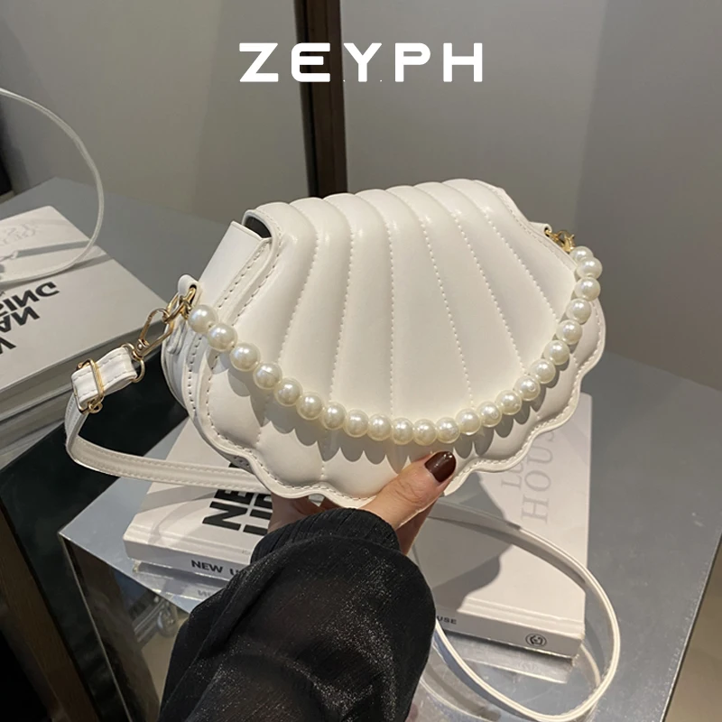 Zeyph Durable Cute Shell Shoulder Bag Minimalist with Pearls Design Bag PU Leather Pearl Decorated Handbag for Women Girls
Zeyph Durable Cute Shell Shoulder Bag Minimalist with Pearls Design Bag PU Leather Pearl Decorated Handbag for Women Girls