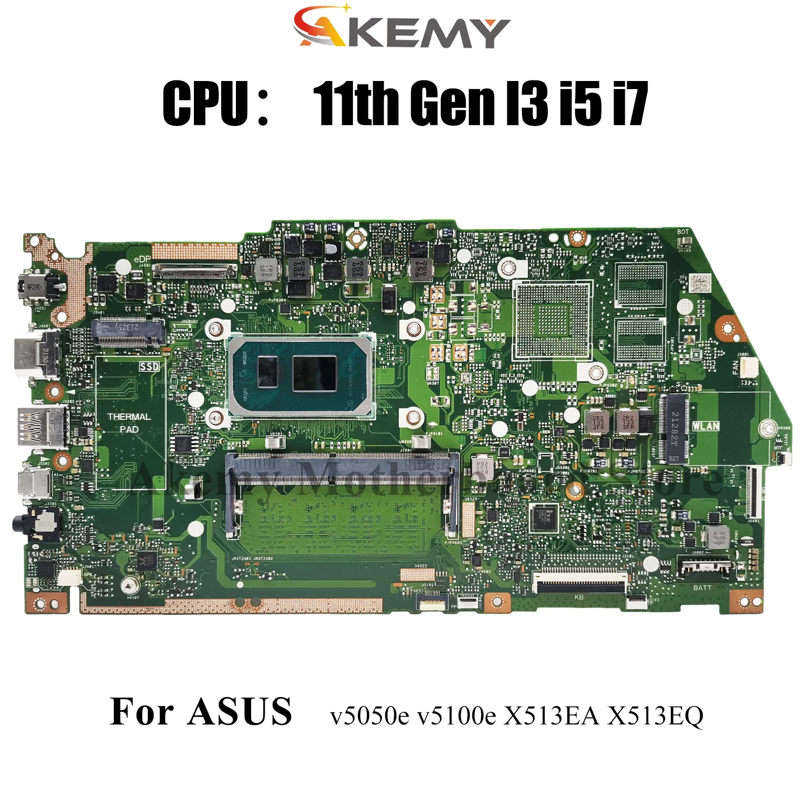 X513EA Материнская плата для ноутбука ASUS VivoBook X513EP X513EQ v5100e X513EA X513E v5050e Материнская плата для ноутбука 11-го поколения I3 i5 i7
X513EA Материнская плата для ноутбука ASUS VivoBook X513EP X513EQ v5100e X513EA X513E v5050e Материнская плата для ноутбука 11-го поколения I3 i5 i7