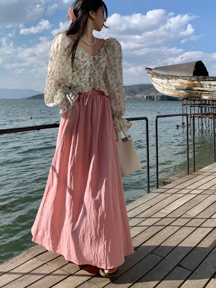 M-3XL Women Casual A-line Skirts Summer Streetwear Solid High Waist Loose Daily New All Match Office Lady Gentle
M-3XL Women Casual A-line Skirts Summer Streetwear Solid High Waist Loose Daily New All Match Office Lady Gentle