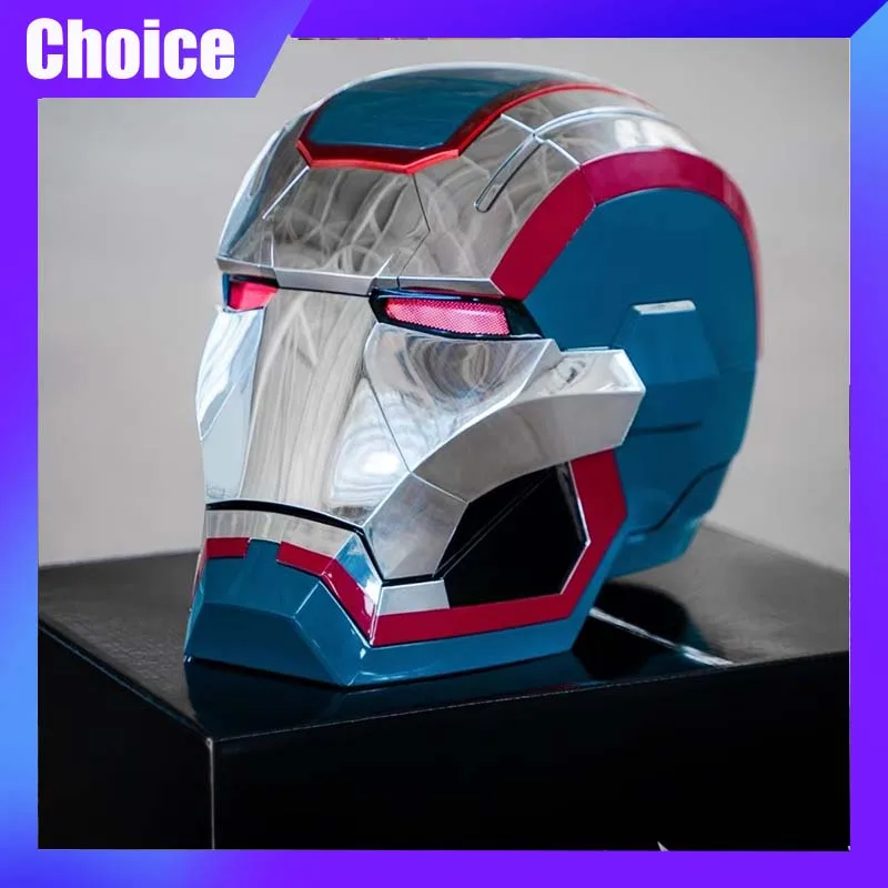 Iron Man War Machine Cos Mask 1:1 Wearable Helmet Remote Voice Control Automatic Helmet Mask Cosplay Props Kid Adult X-Mas Gift
Iron Man War Machine Cos Mask 1:1 Wearable Helmet Remote Voice Control Automatic Helmet Mask Cosplay Props Kid Adult X-Mas Gift
