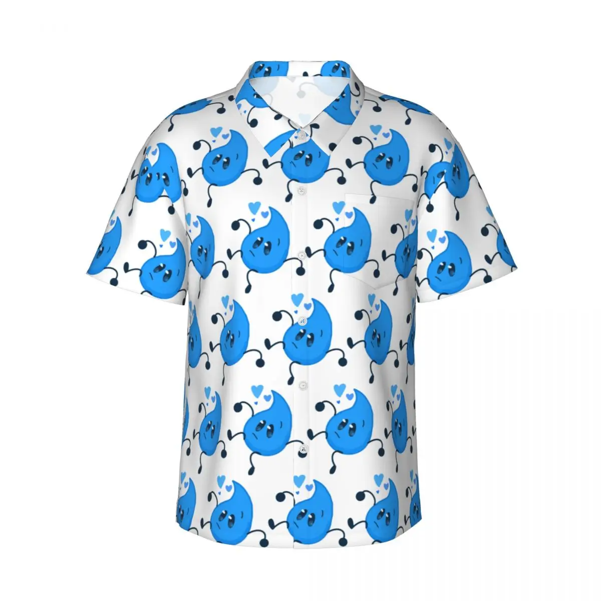 Bfdi Teardrop Men's Shirts Hawaiian Short Sleeve Shirt Casual Button Tops for Summer Beach
Bfdi Teardrop Men's Shirts Hawaiian Short Sleeve Shirt Casual Button Tops for Summer Beach