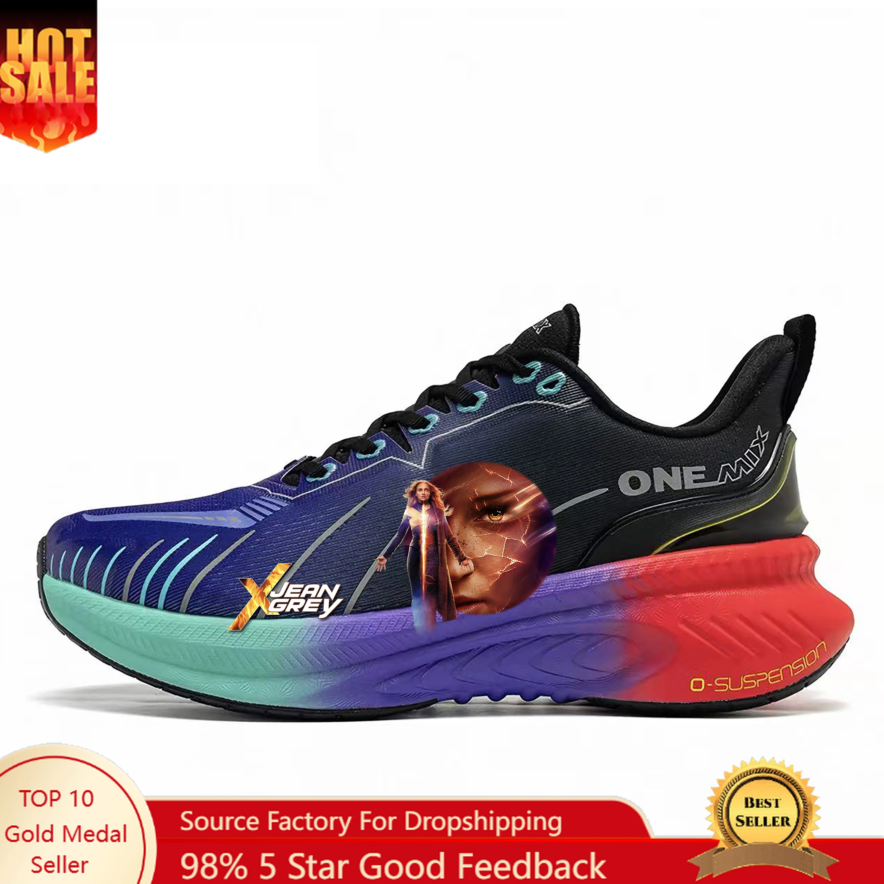 ONEMIX Marvel Jean Grey Road Running Shoes Mens Womens Air Cushion Outdoor Sport Shoes Trainers Male Customized Cushion Shoe
ONEMIX Marvel Jean Grey Road Running Shoes Mens Womens Air Cushion Outdoor Sport Shoes Trainers Male Customized Cushion Shoe