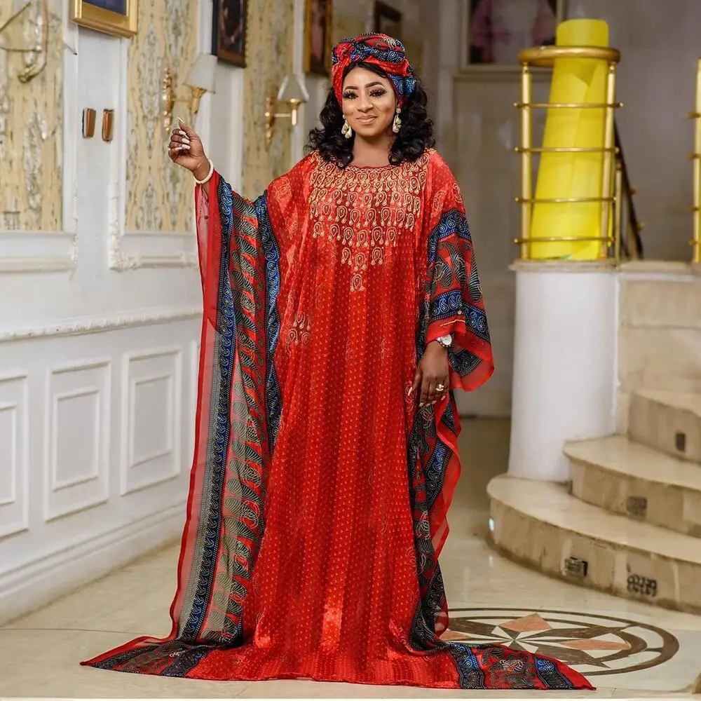 Fashion African Women Big Swing Dress with Inner Skirt Chiffon Diamond 2 Piece Set Luxury Gowns O Neck Printed Dashiki Long Robe
Fashion African Women Big Swing Dress with Inner Skirt Chiffon Diamond 2 Piece Set Luxury Gowns O Neck Printed Dashiki Long Robe